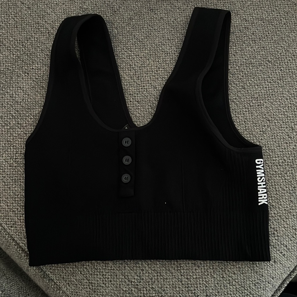 Gymshark top BLACK
